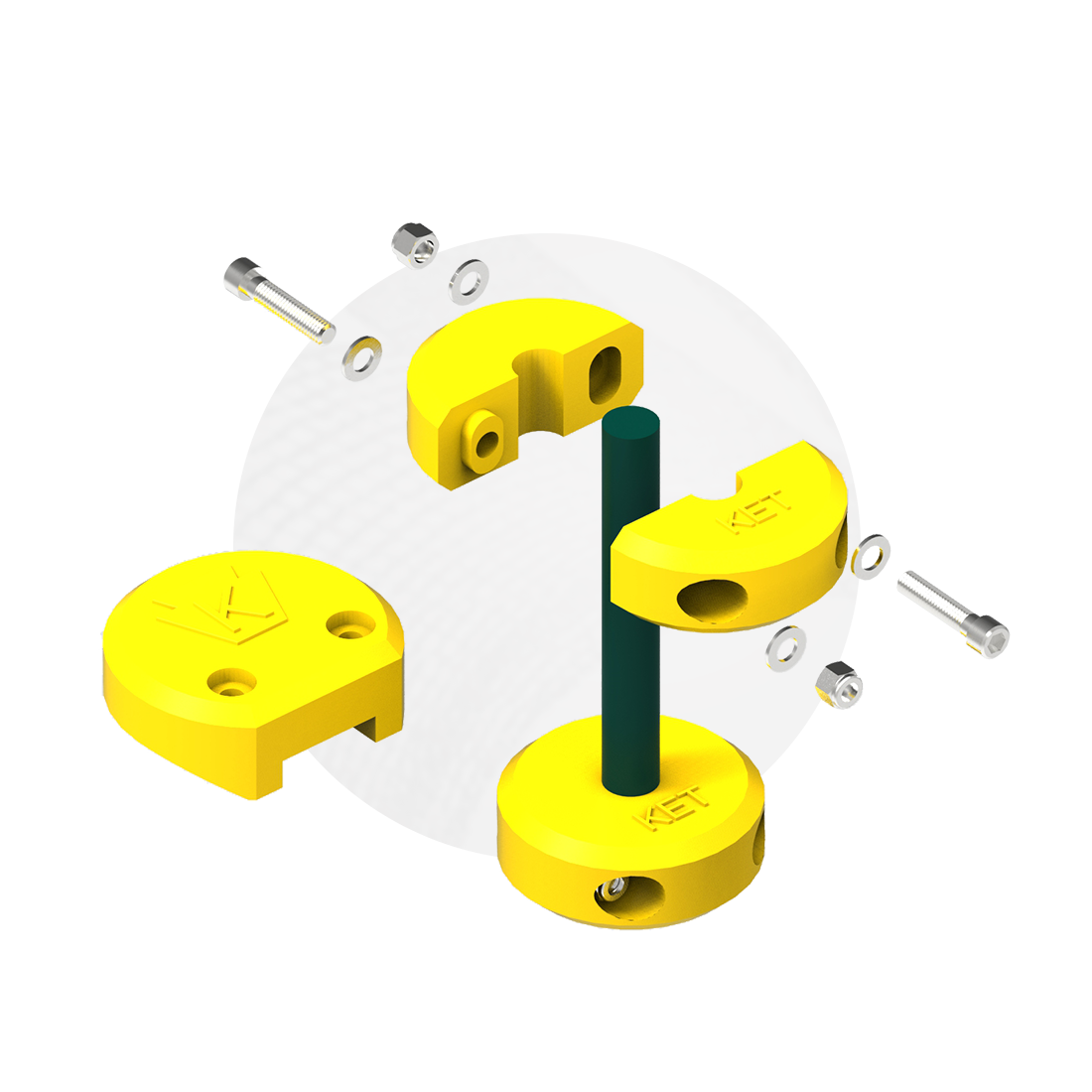 tong safety handle grouping