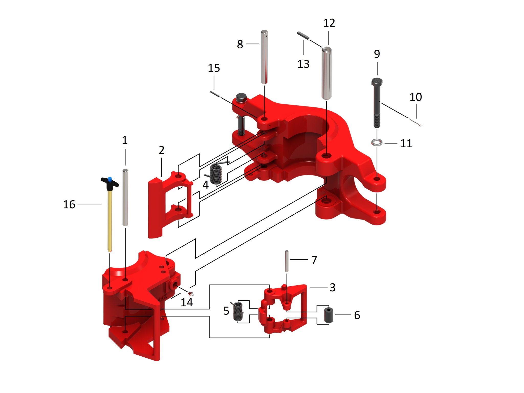 SLX 65 Side Door Parts Breakdown