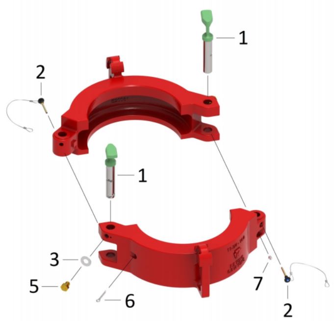 Double Pin Single Joint Elevator parts