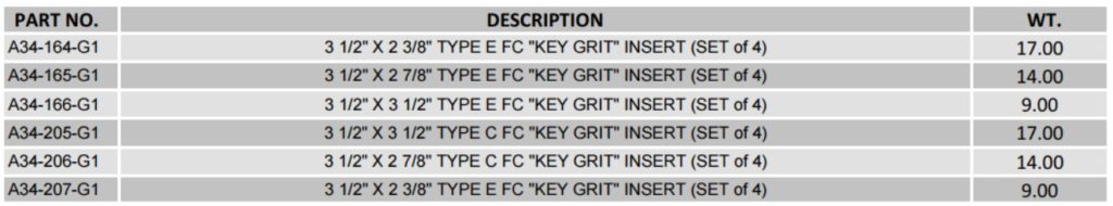 FC INSERTS