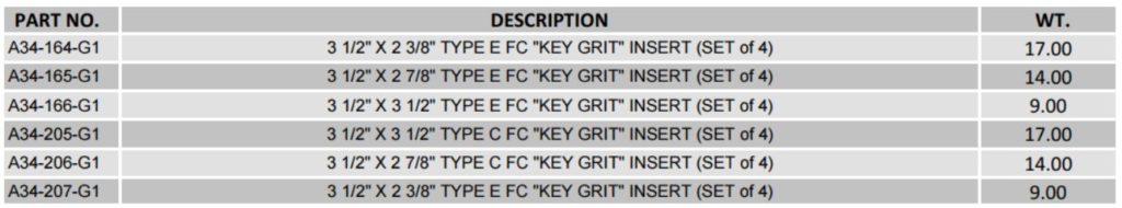 FC INSERTS